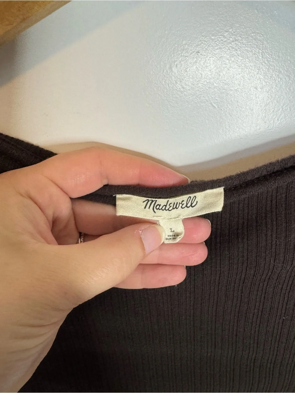 Madewell slim ribbed